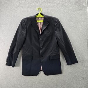 Hugo Boss Men Blazer 36S‎ Black Button Long Sleeve
